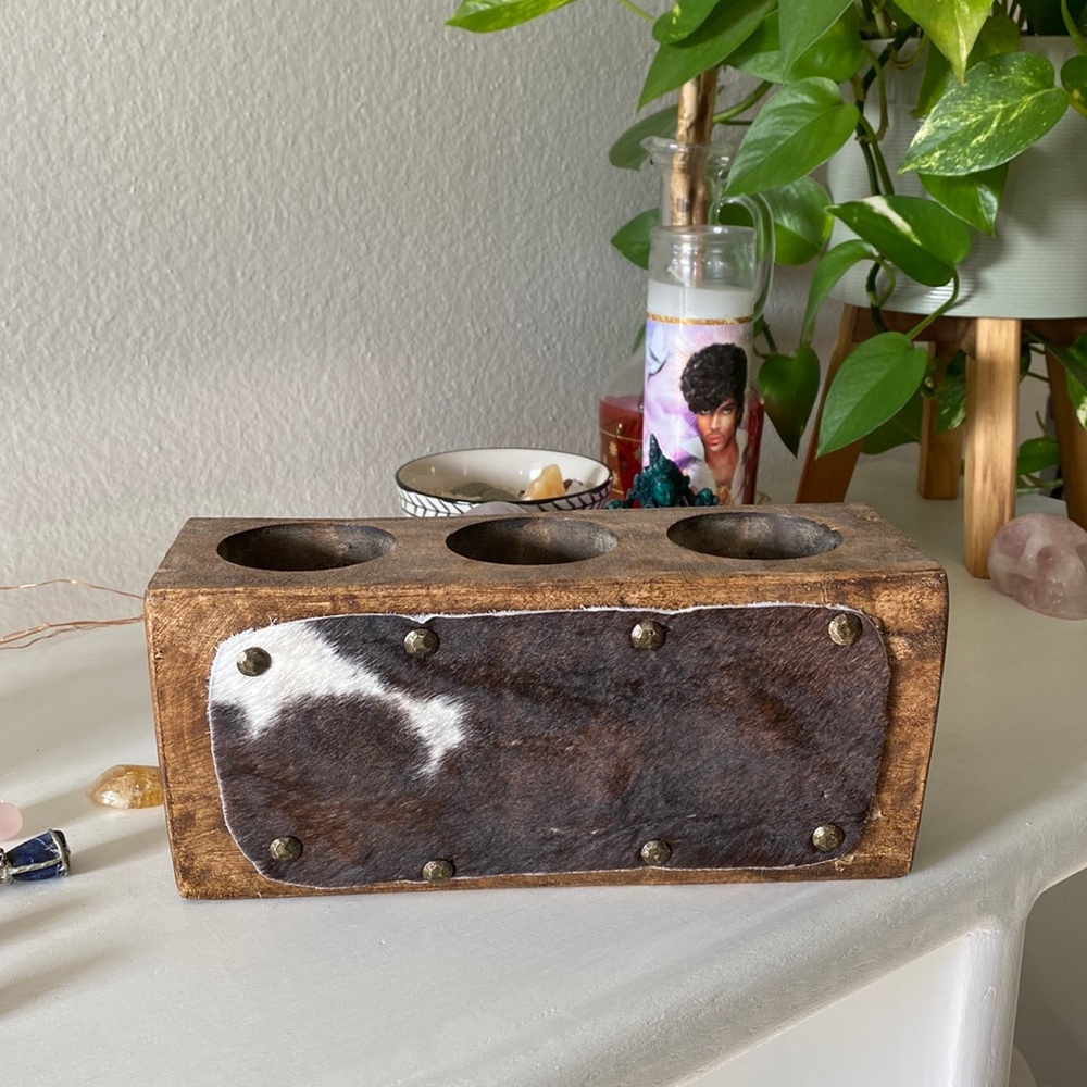 Wooden Candle holder